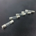 100/72pcs Car Fast-blow Glass Fuses Car Glass Tube Fuses 0.2-20A 0.5-30A Assorted Kit for Car Light Inflator Vacuum Cleaner