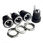 10/50/200Pcs DC-022B DC Power Socket 5.5x2.1/2.5mm Panel Mount Female Jack Socket  DC Connector DC022B