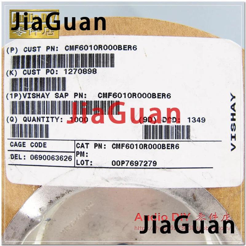 20PCS VISHAY DALE CMF60 0.5W 10R 0.1% T9 Axial Resistance RN60E 25ppm military regulations metal resistor CMF-60 1/2w 10 ohm