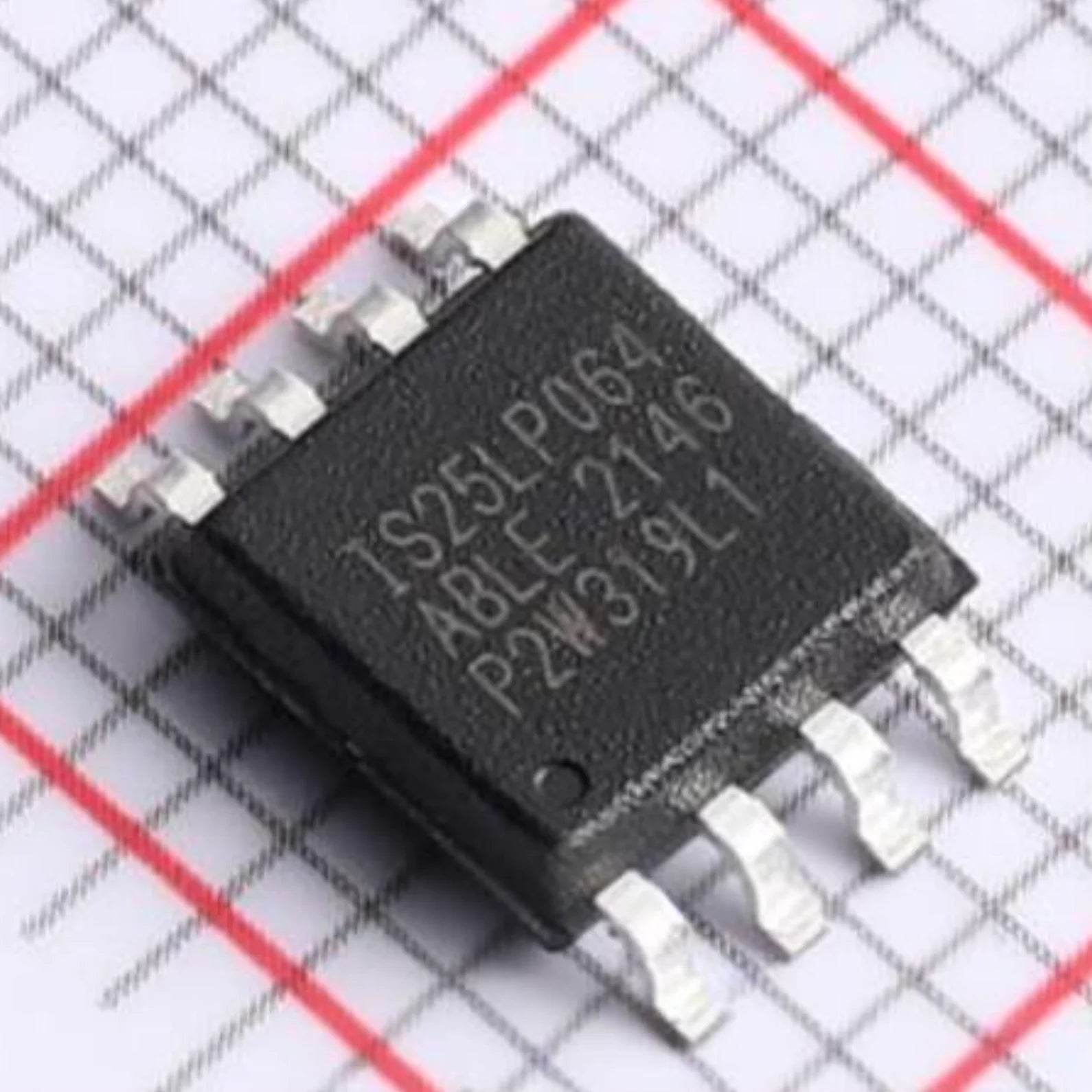 2PCS IS25LP064A-JBLE-TR Marking IS25LP064ABLE 8-pin SOIC-8 208mil SOP-8 3V NEW Original IC NOR FLASH Storage 64Mbit SPI 133MHZ
