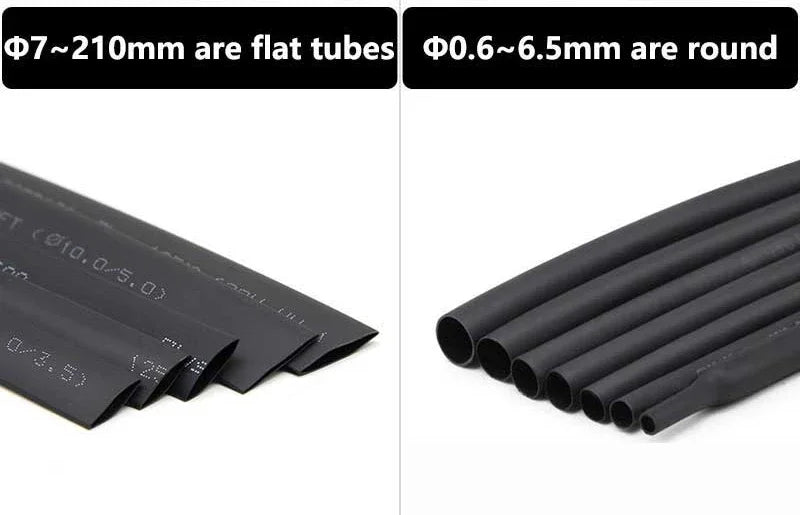 1/3/5M Purple 2:1 Heat Shrink Tube Dia. 1.5mm ~ 50mm Thermoretractile Wire Repair DIY Shrinkable Case Cover Cable Shrink Wrap