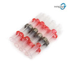 100/500/1000PCS Waterproof AWG22-18 Red Solder Seal Sleeve Splice Terminals Copper Heat Shrink Electrical Wire Butt Connectors