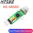 5PCS/LOT HC-SR501 HC-SR505 MH-SR602 Adjust IR Pyroelectric Infrared Mini PIR Human Sensor Detector Module Bracket