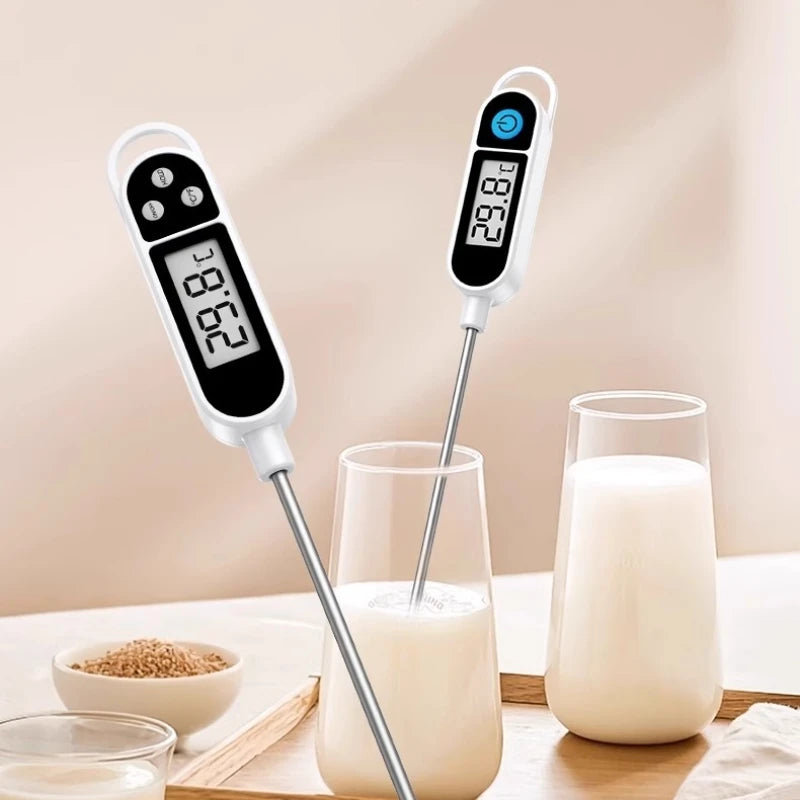 Electronic Probe Food Thermometer For Water Oil Milk Temperature Measuring Home Kitchen Baby Bath Baking
