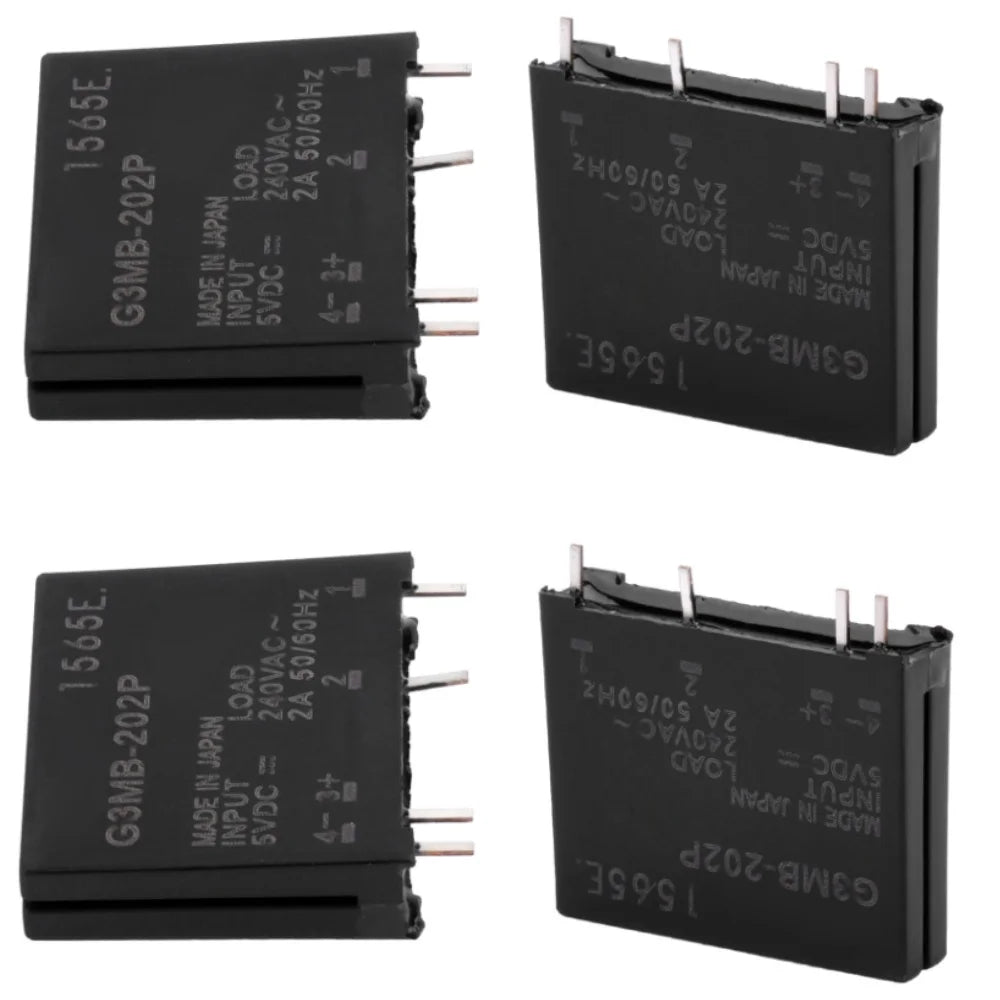 1/5PCS Relay Module 5V-G3MB-202P G3MB 202P DC-AC PCB SSR In 5V DC Out 240V AC 2A Solid State Relay Module