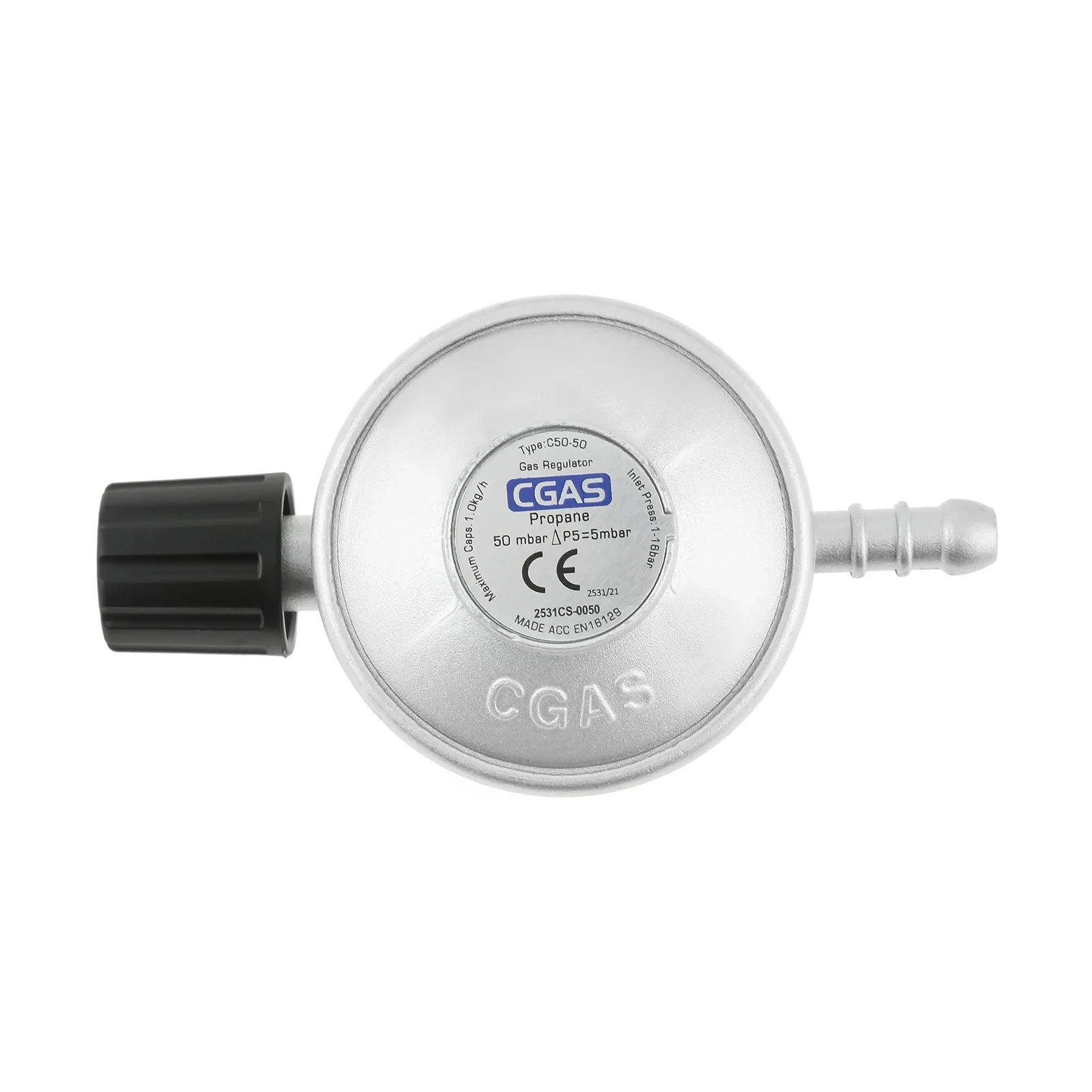 1pc 1LB Disposal Bottle Valve Adjustable Flow Low Pressure Propane Regulator Barb Hose Connection 7/16in Camping Stove BBQ Grill