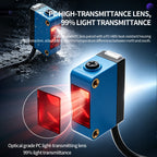 ZHICAN ZC3E Background Suppression Laser Photoelectric Sensor Adjustable Distance Diffuse Reflective Detection Switch