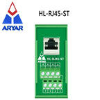 RJ45 Famele To Termianl Block Module RJ45 Vertical and Horizontal Breakout Board RJ-45 Splitter Adapter Din Rail Mounting