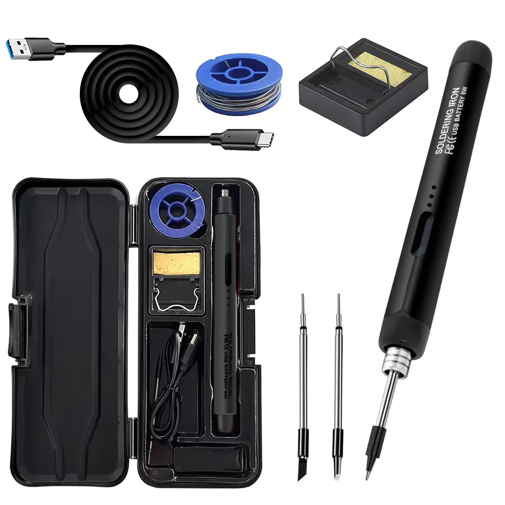 Electric Soldering Iron Set USB Wireless Digital Display Mini Soldering Iron Type C Interface Repair Welding Tools NEW 2026