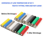 50 ~ 2000pcs PVC Heat Shrink Tubing 18650/21700/26650 Lithium Battery Films Pre-cut Shrinkable Sleeve Protect for Batteries Wrap