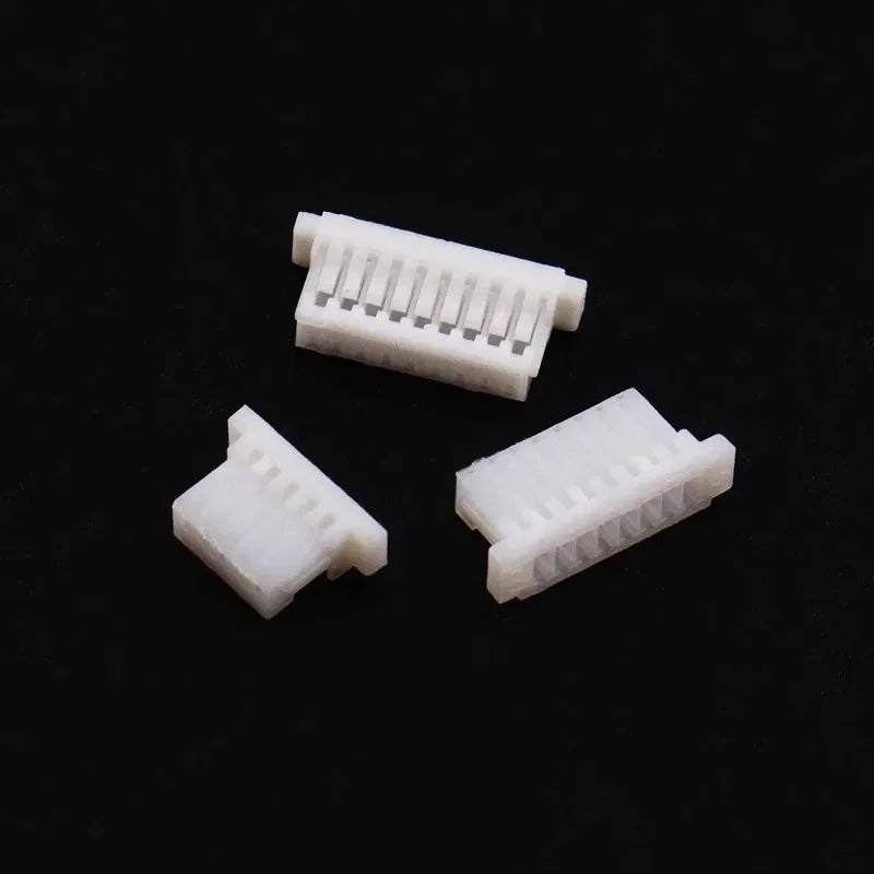 50pcs/LOT JST SH 1.0 female material SH1.0 1mm Pitch Connector 2/3/4/5/6/7/8/9/10P Pin Leads Housing Shell Housing SH-Y