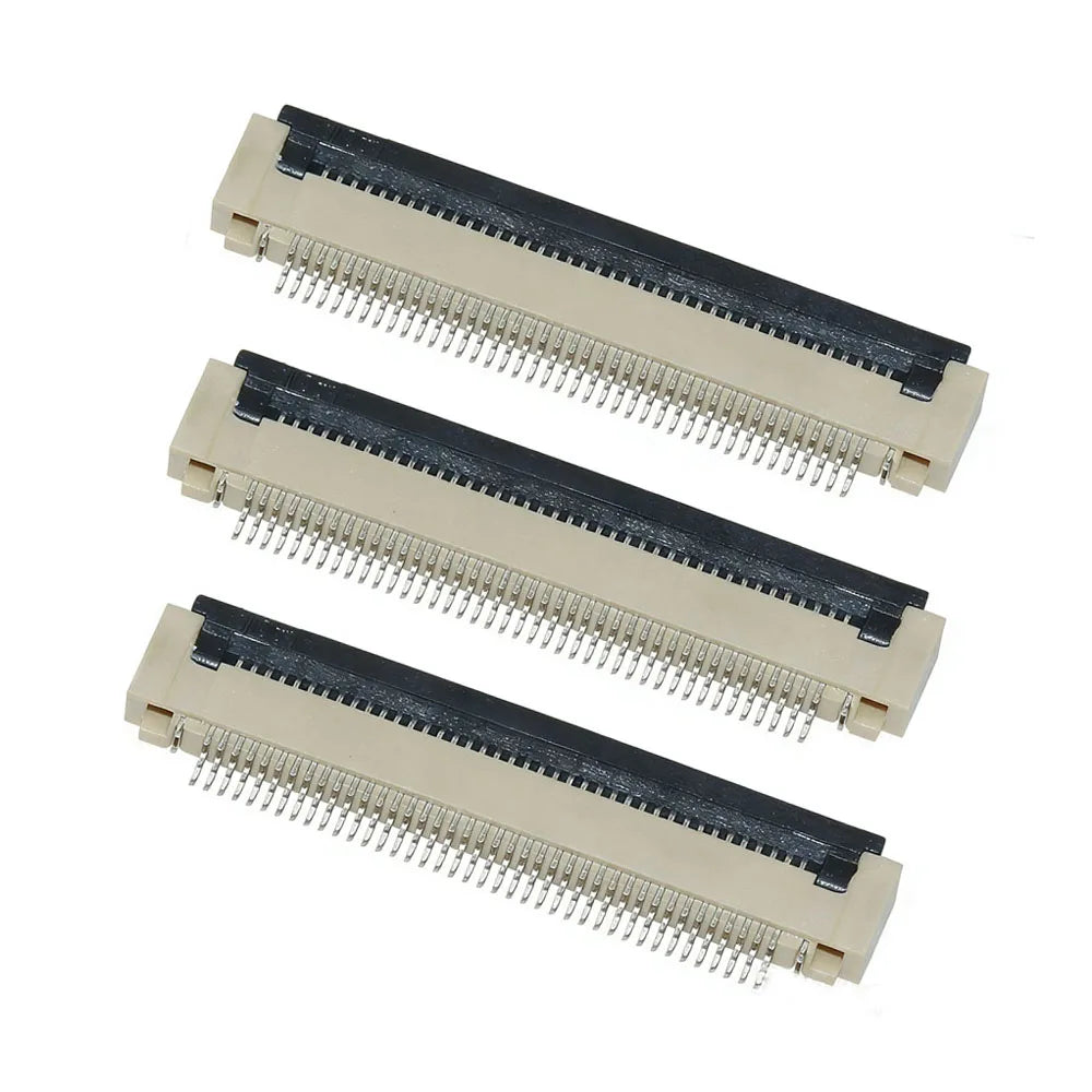 FFC/FPC Connector Flip Bottom Connection Spacing 0.5mm 30/32/34/36/40/45/50/54/60Pin P Flexible Cable Socket
