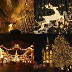 Holiday Outdoor 100 LED String Lights 10M 220V 110V Christmas Xmas Wedding Party Decorations Garland Lighting Christmas light