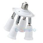 2pcs E26 E27 E39 E40 Gu10 Gu24 MR16 G5.3 G23 G24 G9 B22 BA15D BA15S LED CFL Lamp Holder Light Socket Converter Extension Adapter