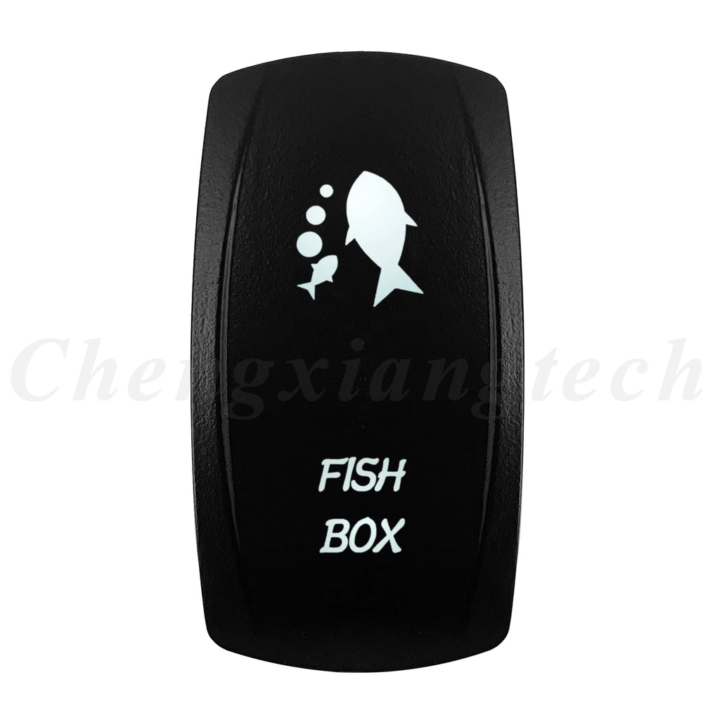 Marine 12V 24V White Led On Off Rocker Switch 5Pin SPST Momentary Switch DPDT ON OFF ON 3-Way for Car Boat Carling 4X4 Narva