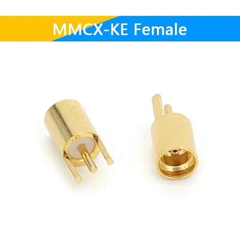 1-10PCS MCX MMCX Male Female PCB Mount Straight RF Coax Connector Right Angle 90-Degree Goldplated Welding Terminal