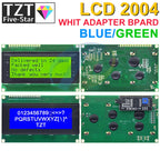 TZT LCD2004+I2C 2004 20x4 2004A Blue/Green screen HD44780 Character LCD /w IIC/I2C Serial Interface Adapter Module For Arduino