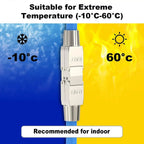 1-3PCS Tool-Free RJ45 Coupler Shielded CAT7 CAT6A Ethernet Connector Cable Extender Zinc Alloy Ethernet Termination Plugs