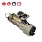 Airsoft CNC IR Laser Sight RAID CQBL PEQ PERST NGAL OGL DBAL IR Device Metal Material  Red, Green, Blue Laser IR Laser 20mm Rail