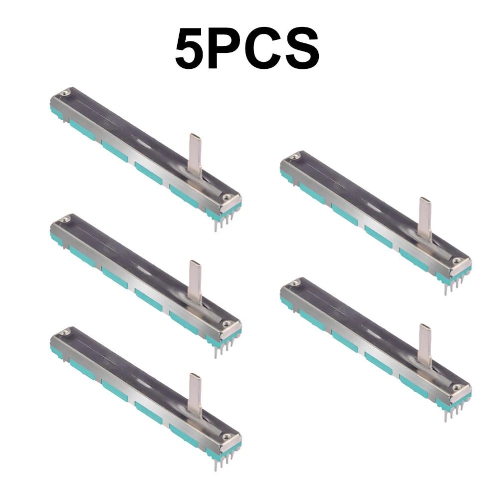 5PCS/Lot Slide Straight Slide Liner Potentiometer Resistor B103 10K Ohm Slide Potentiometer Double Linear 10K Potentiometer