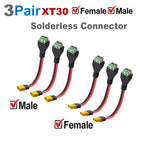 XT30 Connector Plug with Sheath Housing Male/Female XT30 Plugs and Welding Fixtures For RC Lipo Battery Cars Drones Airplane