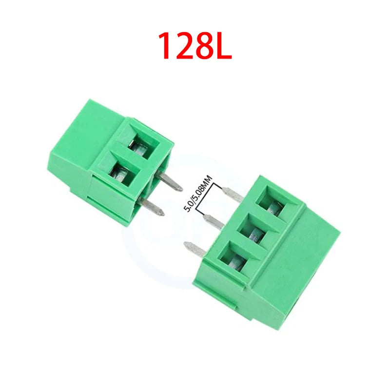 (10 pcs) KF128H KF128L KF128HL 5.0mm 5.08mm Screw PCB Terminal Block Double Row Double Layer High/Low AM128L 128H - 5.0 / 5.08