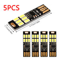 5pcs Portable Mini 5730 USB 6 LED Light 5V Touch Sensor Dimmable Night Light for Power Bank Computer Laptop Book Reading Lamp