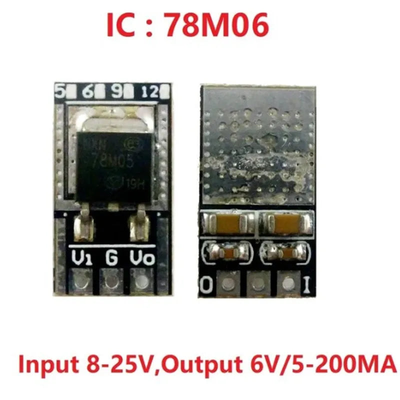 2pcs 78m05 7806 l7809 lm7812 three-terminal positive regulator ldo module 7-30v to 5v 6v 9v 12v