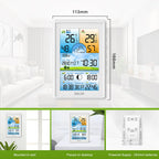 Baldr Wireless Digital Color Display Weather Station Clock Barometer Thermometer Hygrometer Trend Forecast Outdoor Sensor
