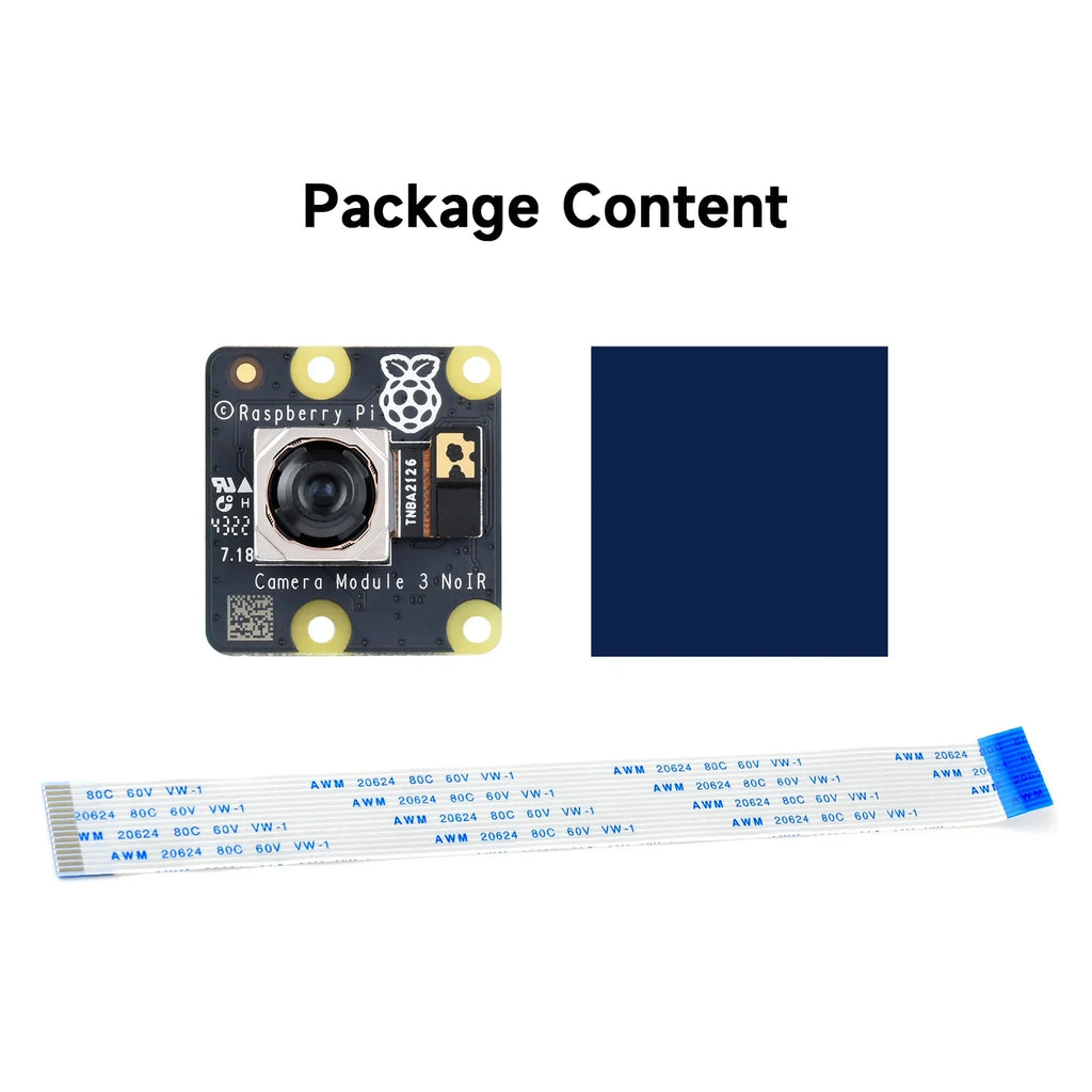 Raspberry Pi Camera Module 3 Official Auto-Camera Module 12MP High Resolution IMX708 75°/120° IR/FOV