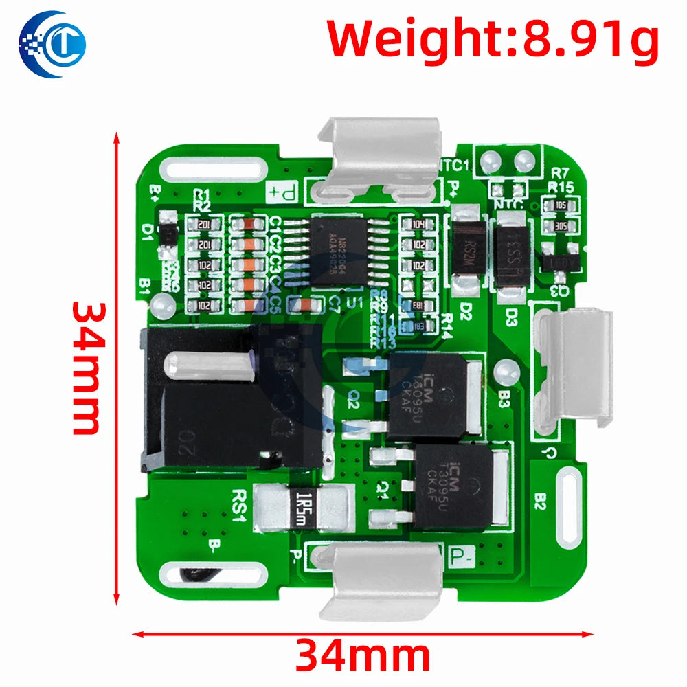 3s/4s/5S  Battery Charging Protection Board Li-Ion Lithium Battery Pack Protection Circuit Board BMS Module For Power Tools