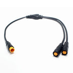 1Pcs M8 Y Splitter E-bike Cable 1Male to 2 Female 2 3 4 5 6 Pin Electric Bicycle Plug for Scooter Brake Signal Sensor