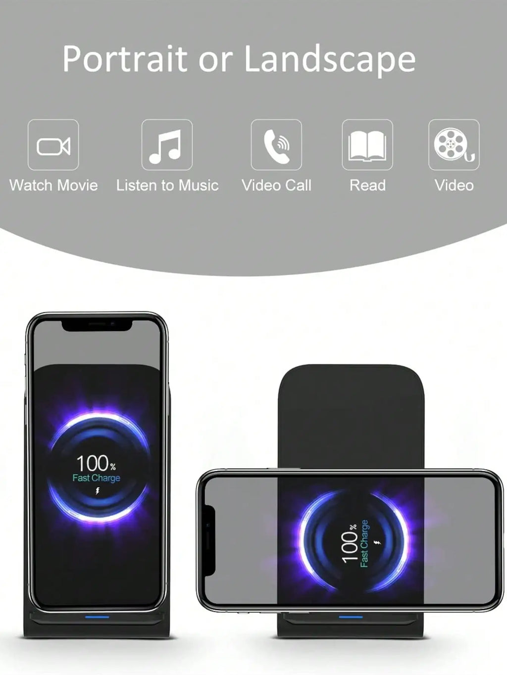 30W  Wireless Charger Stand For IPhone17 16 15 14 13 12 Pro Max 11 XS XR X 8 Samsung S23 S22 Type C Fast Charging Dock Station