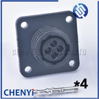 4 Pin auto sensor plug Aviation Wiring Black Circular Connector Plug 182921-1 182658-1 206429-1 with Pin For SMT SMEMA