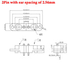 2P 3P 4P 5P 7P 8Pin DC Magnetic Pogo Pin Connector Pogopin Male Female 2A Waterproof High Current Spring Loaded Power Socket