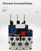 JR28-25 Thermal Overload Relay Adjustable Relaying With Over Current Protection Used For AC Contractor CJX2-12/18 Series