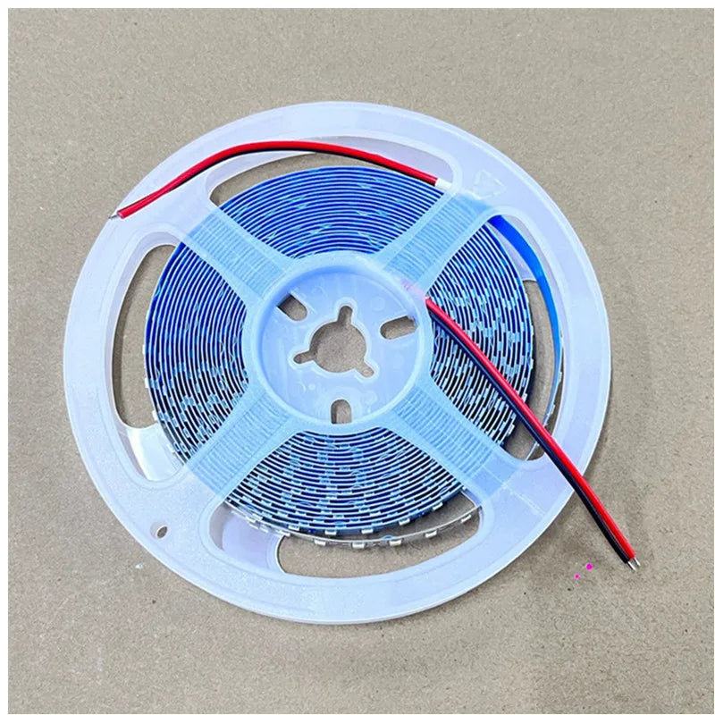 12V LED Strip 2835 8mm 5m IP20 Non Waterproof 120LEDs/m Blue/Red/Green/White /Warm White/Yellow/Pink/Natural White/Ice blue