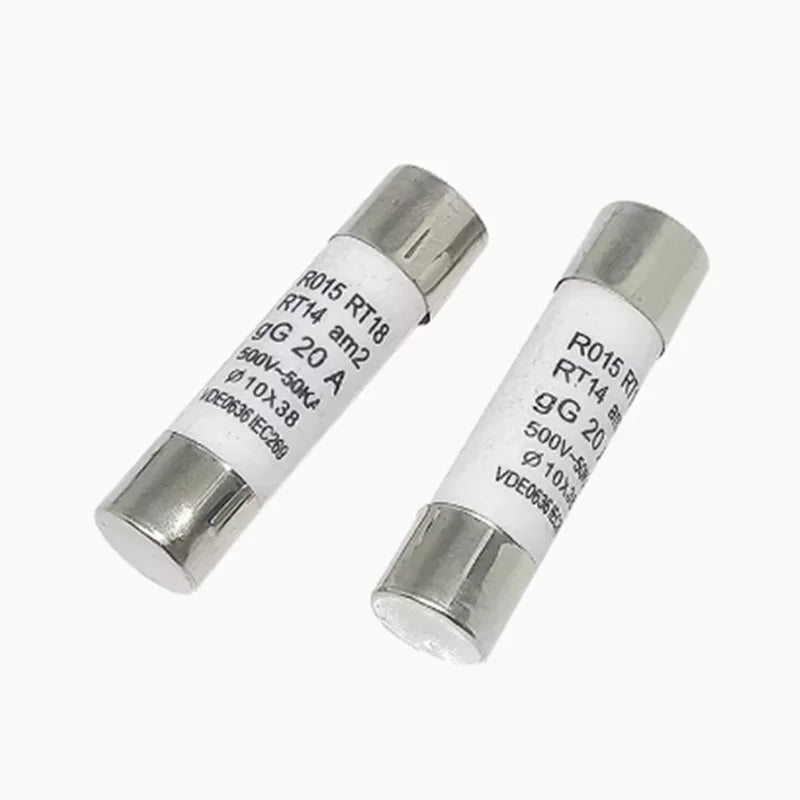 10*38 Fast Ceramic Fuse 10x38mm Fuse 500V 1A 2A 3A 4A 5A 6A 8A 10A 16A 20A 25A 32A RO15 RT18 RT14 Fuse