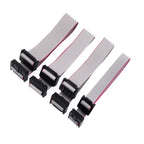 2.54 Pitch FC to FD Gray Cable IDC Wire Welding Plate Male to Female DC4 Transfer Connection 8P-50P Wire Connector