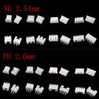 1box PH 2.0mm XH 2.54mm JST 1.25mm SH 1.0mm VH 3.96mm Pitch Terminals Crimping Male Plug Female Socket Connector Kit
