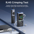 FNIRSI LPM-10A Intelligent Cable Finder RJ45/RJ11 Line Tester LAN Cable Tester Port Flash Anti-interference Network Repair Tool