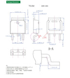 Original CMOS MOSFET CMD1402, CMD3080M, CMD3090L N-Channel TO-252