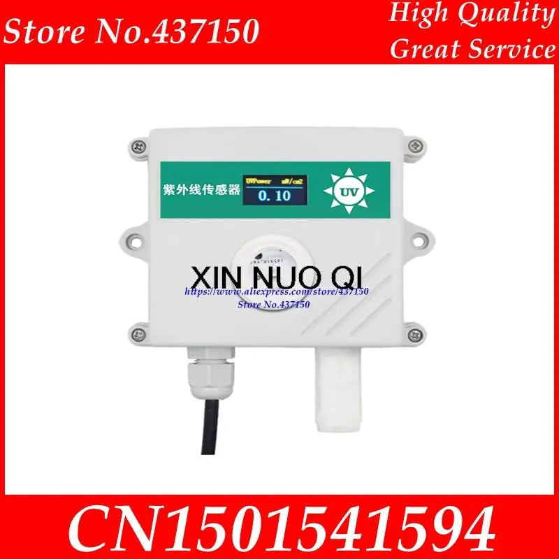 UV Light Intensity Meter Ultraviolet Sensor 4-20mA RS485 0-5V 10V Solar UV Sensor Detector Illuminance Sunshine Transmitter