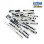 260pcs/lot SMD Diode Assorted Kit M1 M4 M7 RS1M SS14 SS24 RS1M US1M SS34 SS54 BAT54C BAT54S LL4148 22values Zener Diodes Set