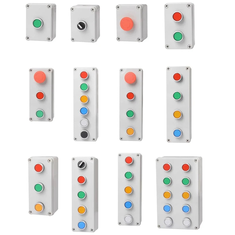 NEW high-quality Switch with arrow button control box self start button water tank electrical industrial emergency stop switch