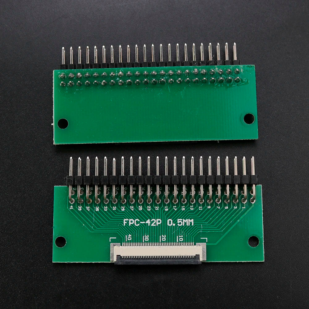 1PC FPC/FFC Adapter Board 0.5mm To 2.54mm Connector Double Row Straight Needle 4/6/8/10/12/14/15/16/18/20/22/24/26/30/34/36 Pin
