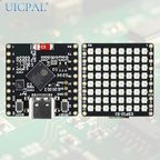 ESP32-S3-Matrix Development Board Module 8x8 RGB LED Matrix 6-Axis Gyroscope Sensor 4MB Flash 2MB PSRAM 2.4GHz WiFi BLE Type-C