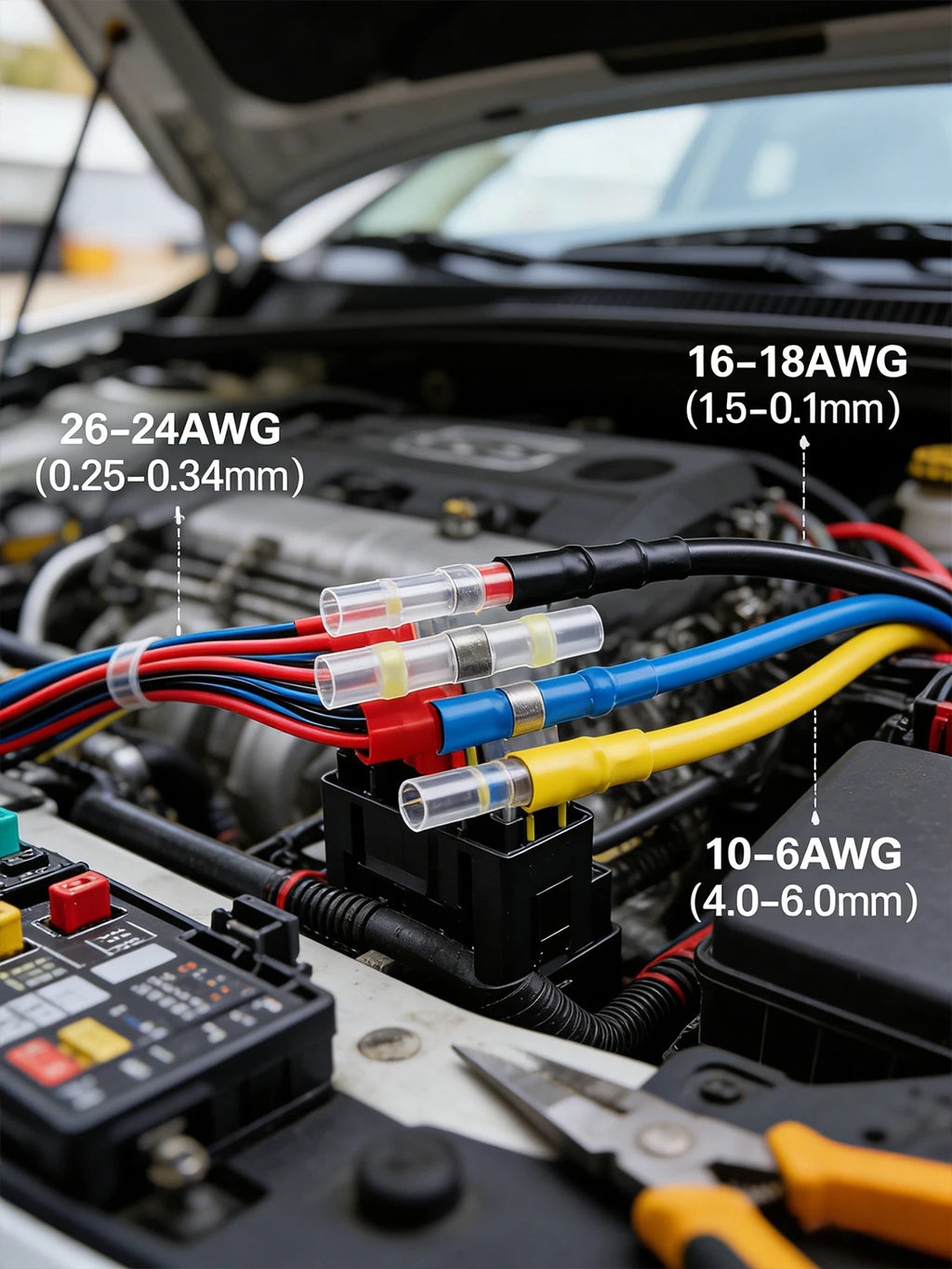 Blue Heat Shrink Solder Seal Wire Connectors Kit Waterproof Butt Connector Heat Shrink Electrical Terminals or Marine Automotive