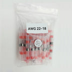 50-500PCS Heat Shrink Solder Seal Wire Connectors Tube Terminals Butt Connectors Terminals Solder Sleeve Wire Splice Connector