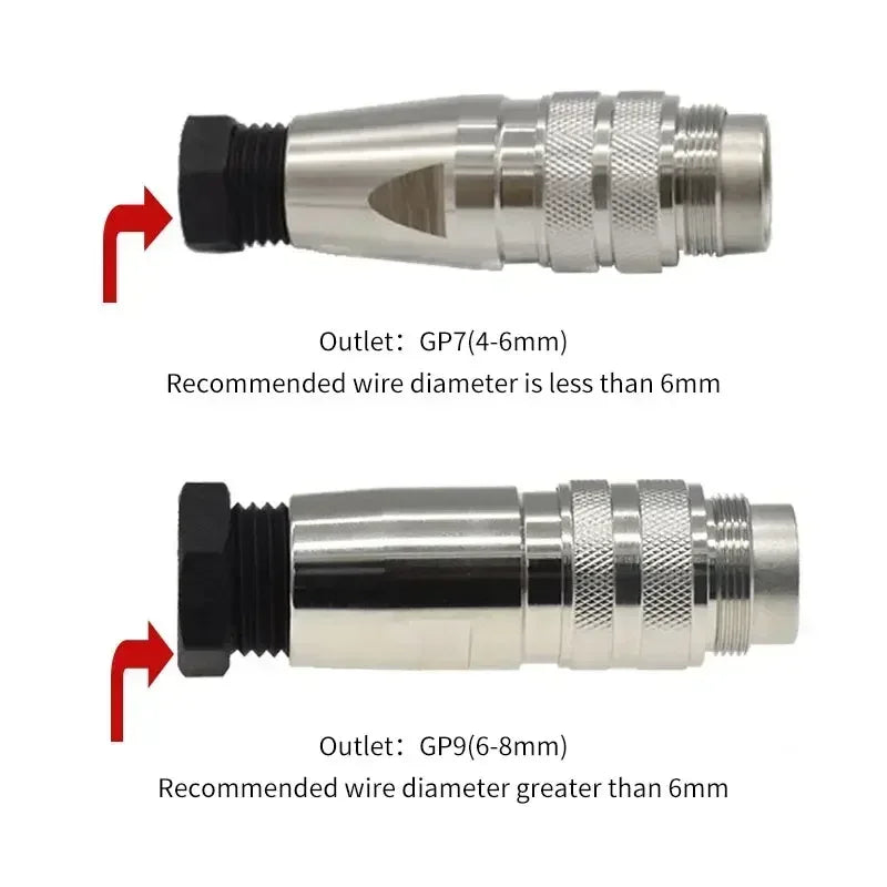 Waterproof C091 M16 Metal Circular Aviation Plug Connector 3Pin 4/5/6/7/8/12/14 Pin Male Female Connector J09 Cable Socket IP67